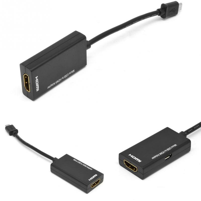 MHL Micro USB Male to HDMI Female Adapter Cable