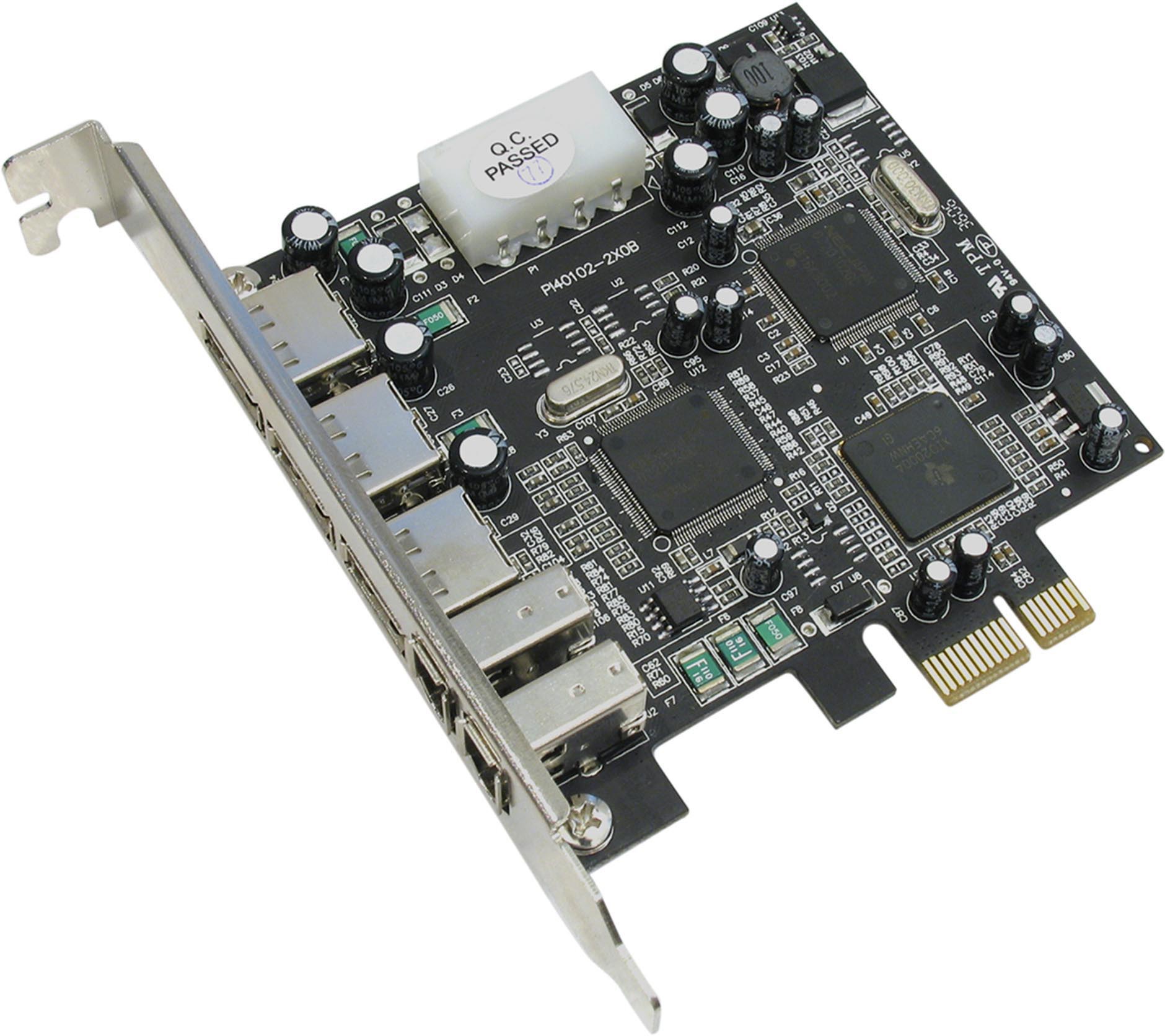 PCI Express 1394a + USB 2.0 Card ST Lab F-270