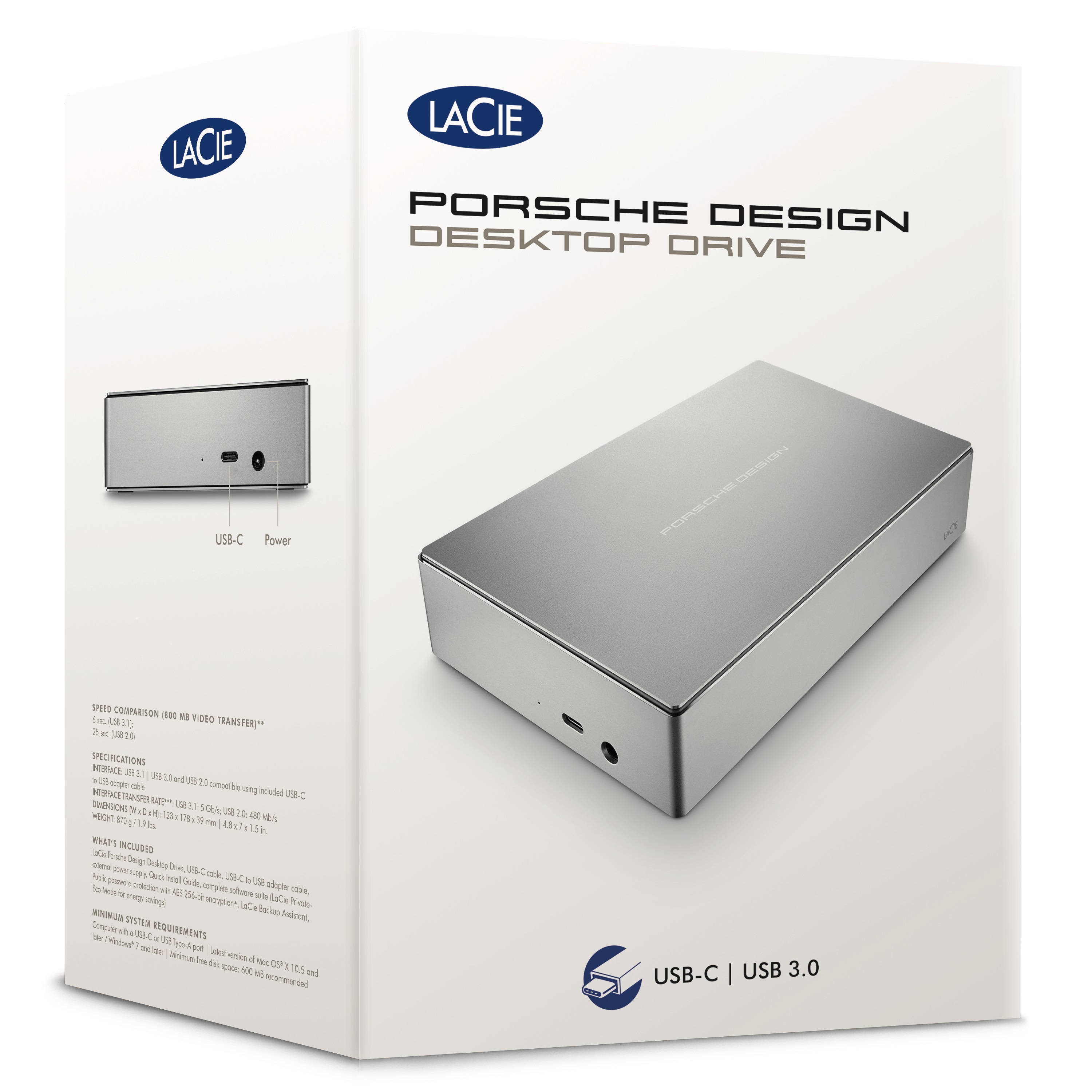 6Tb Desktop Drive LaCie Porsche Design - Ireland | Limerick Computers