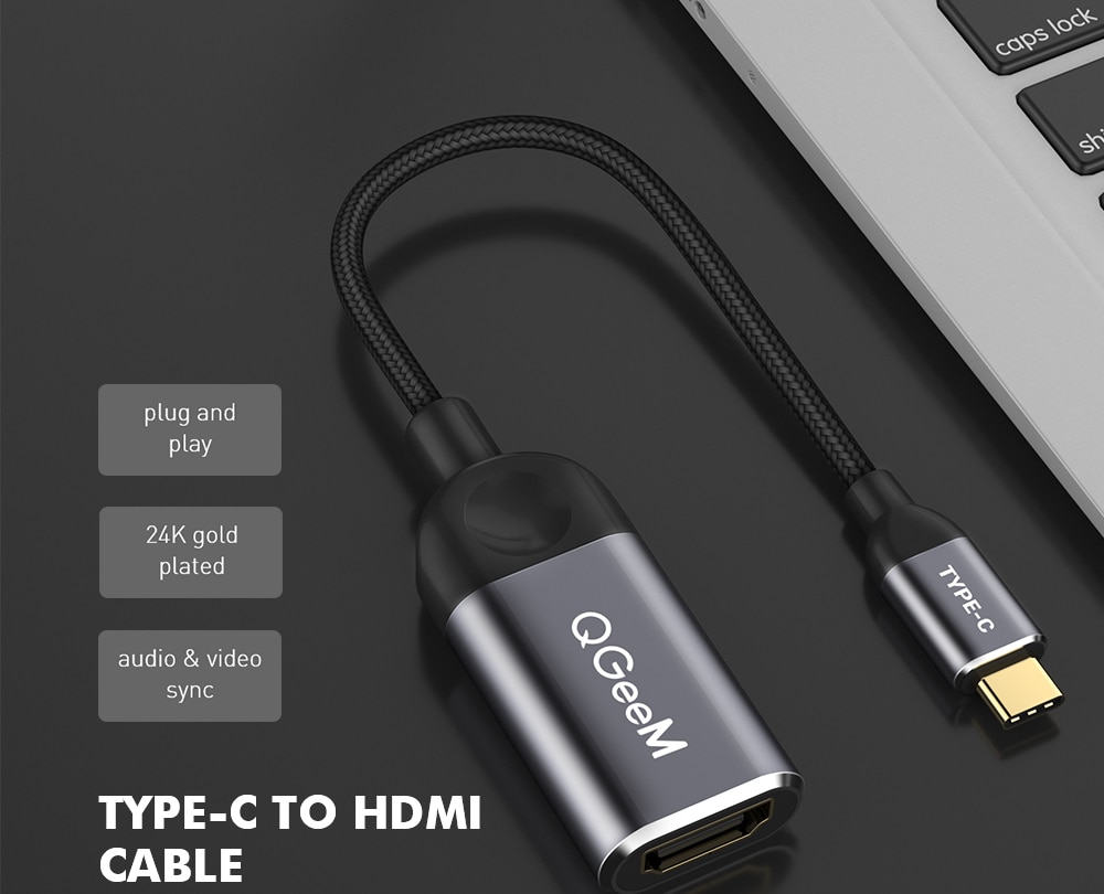 QGEEM USB-C to HDMI Adapter 4K - Ireland