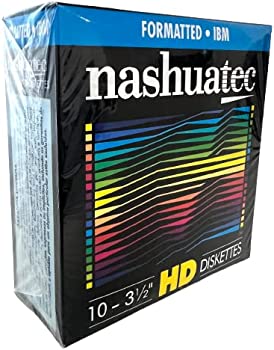 Nashuatec Floppy Drives 2HD (10-Pack), 1.44MB Capacity, 3.50"